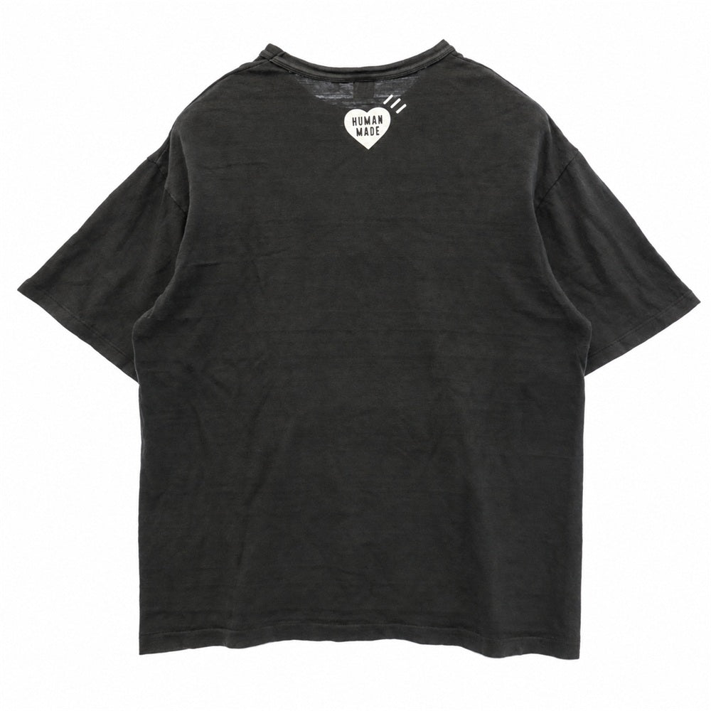 HUMAN MADE ヒューマンメイド プリント Tシャツ 半袖カットソー ブラック系 XL 2XL【中古】