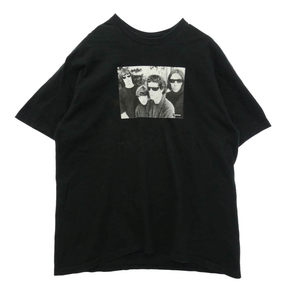 Supreme シュプリーム 19AW The Velvet Underground ベルベット アンダーグラウンド 半袖 Tシャツ カットソー ブラック系 XL【中古】