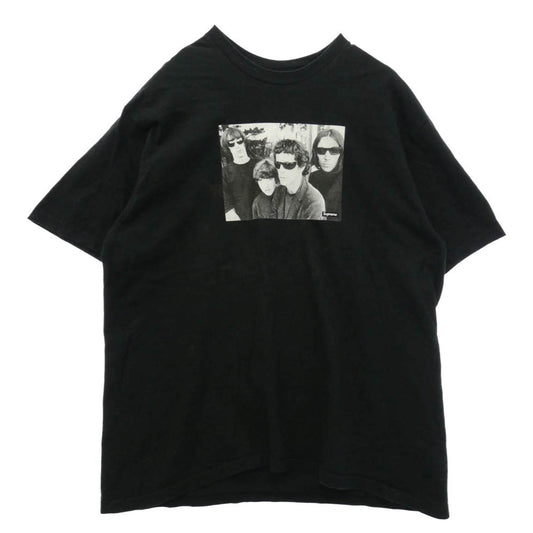 Supreme シュプリーム 19AW The Velvet Underground ベルベット アンダーグラウンド 半袖 Tシャツ カットソー ブラック系 XL【中古】