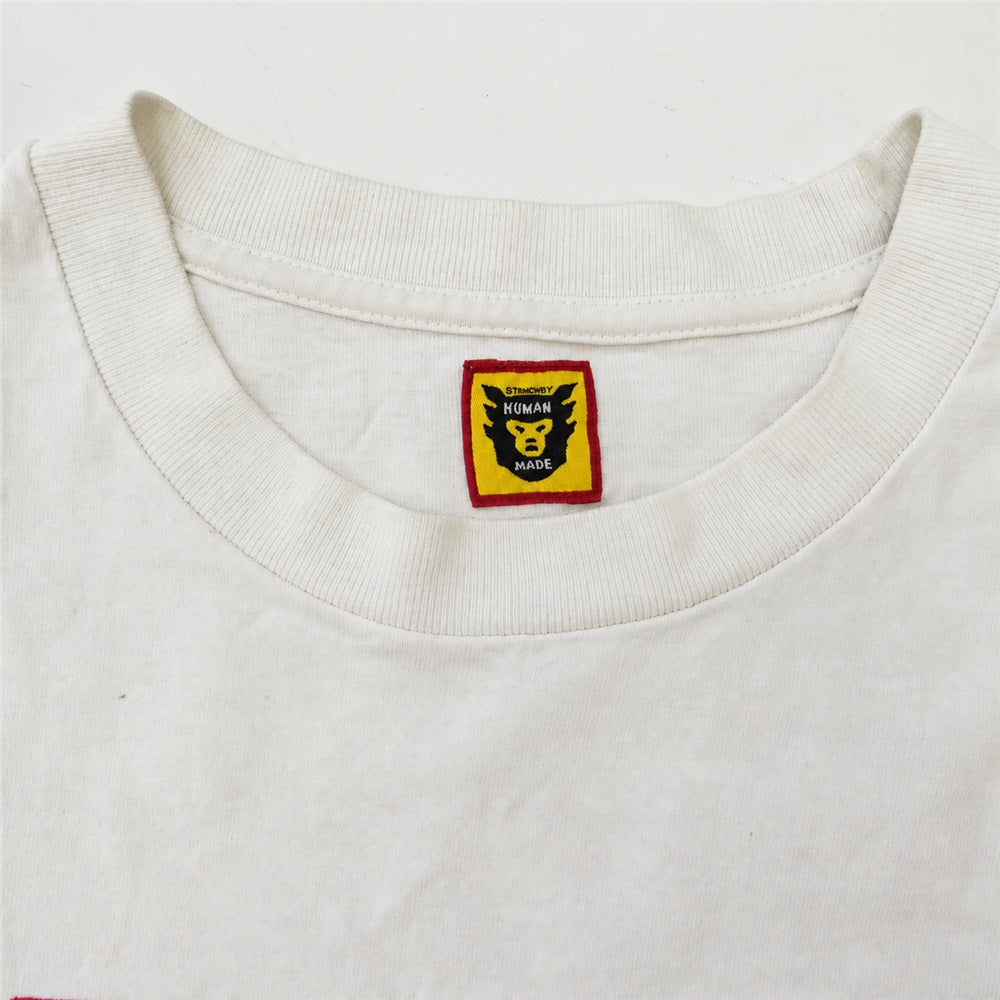 HUMAN MADE ヒューマンメイド Girls Don't Cry HARAJUKU TEE ガールズドントクライ 原宿 Tシャツ 半袖カットソー ホワイト系 XL【中古】