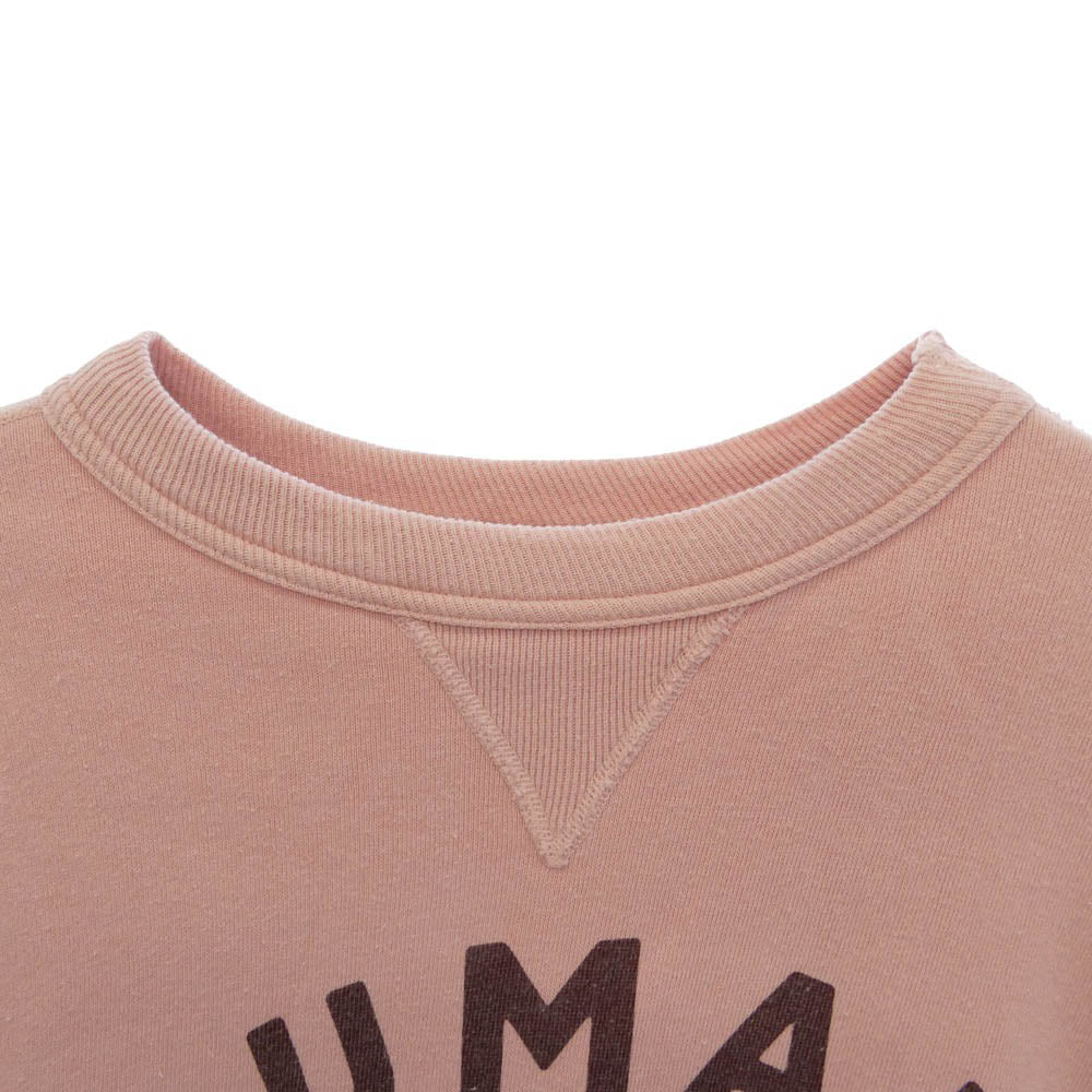 HUMAN MADE ヒューマンメイド Dog Sweatshirt ドッグ プリント スウェット トレーナー 日本製 ピンク系 XL【中古】