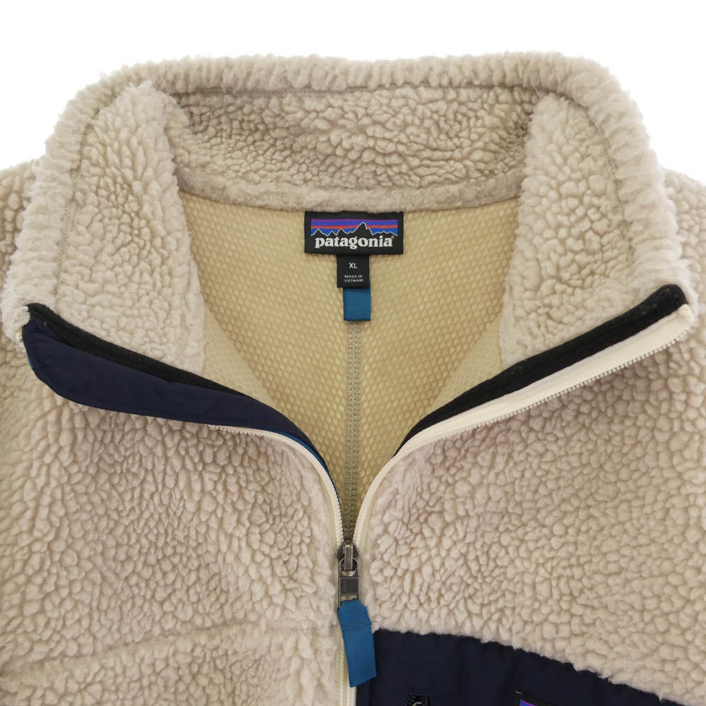 patagonia パタゴニア 21SS 23056SP21 クラシック レトロX フリース ボア ジャケット ベトナム製 ベージュ系 XL【中古】