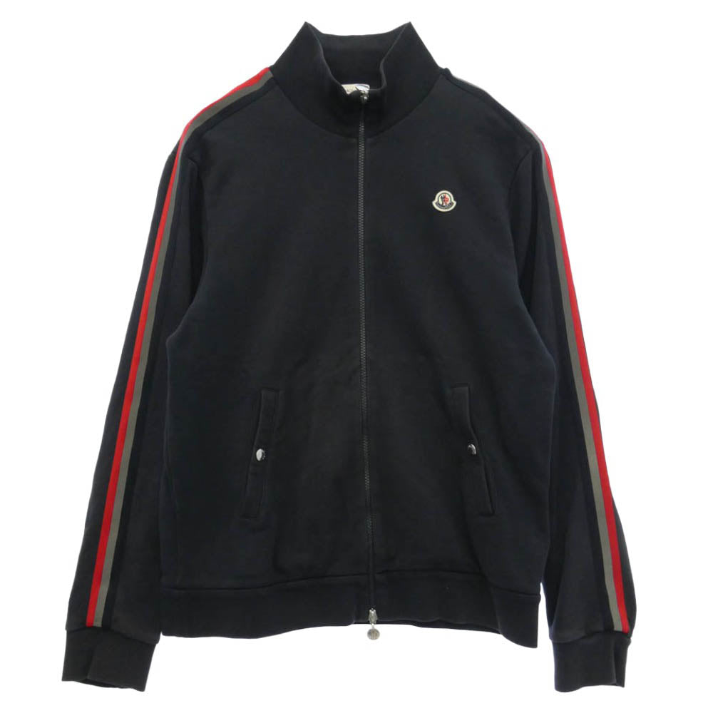 MONCLER モンクレール 20SS F10918G75300 MAGLIA CARDIGAN マグリア カーディガン トラック ジャケット ブルゾン ブラック系 XL【中古】