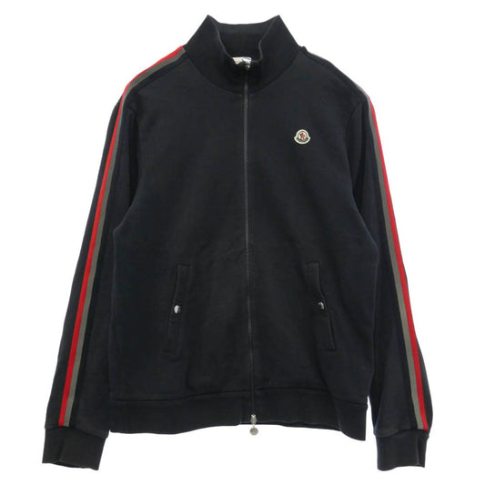 MONCLER モンクレール 20SS F10918G75300 MAGLIA CARDIGAN マグリア カーディガン トラック ジャケット ブルゾン ブラック系 XL【中古】