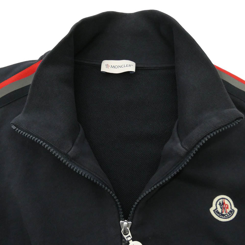 MONCLER モンクレール 20SS F10918G75300 MAGLIA CARDIGAN マグリア カーディガン トラック ジャケット ブルゾン ブラック系 XL【中古】