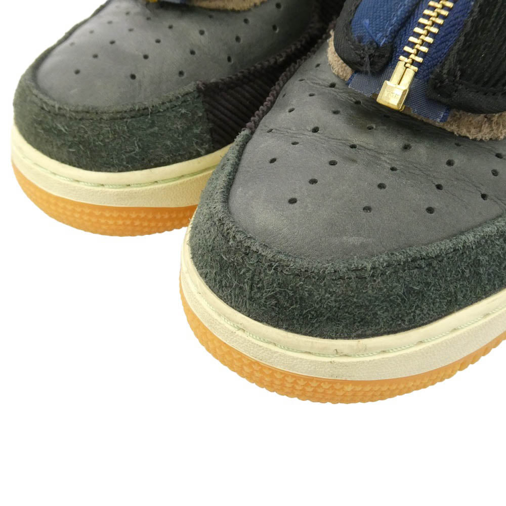 NIKE ナイキ ×Travis Scott AIR FORCE1 LOW CACTUS JACK AF1 トラヴィススコット エアフォース1 カクタス ジャック ローカットスニーカー マルチカラー系 28cm【中古】