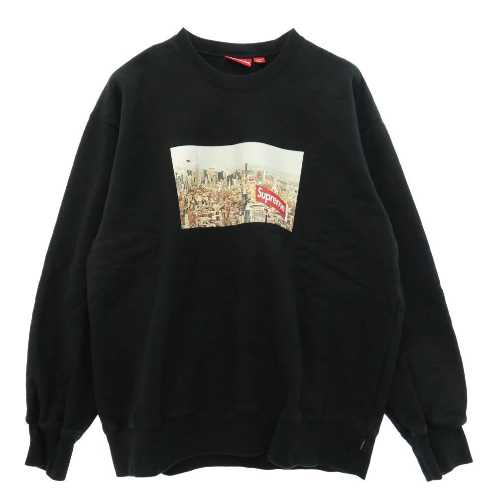 Supreme シュプリーム 20AW Aerial Crewneck エアリアル クルーネック スウェット ブラック系 XL【中古】