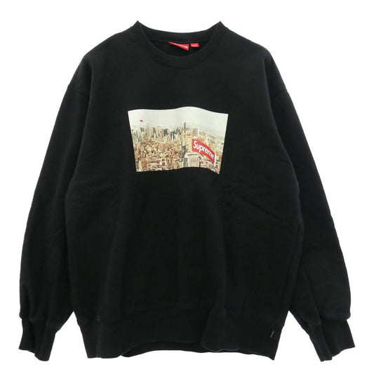 Supreme シュプリーム 20AW Aerial Crewneck エアリアル クルーネック スウェット ブラック系 XL【中古】