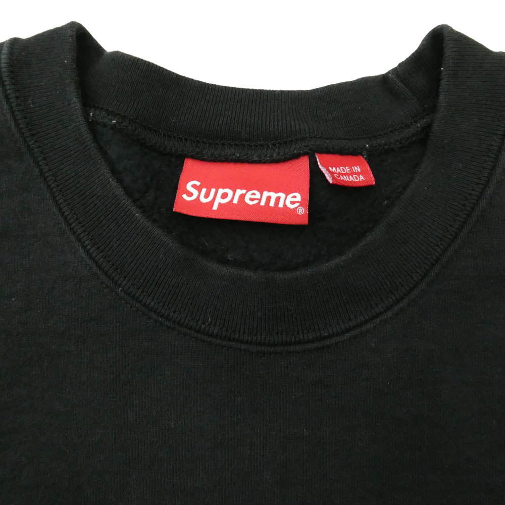 Supreme シュプリーム 20AW Aerial Crewneck エアリアル クルーネック スウェット ブラック系 XL【中古】