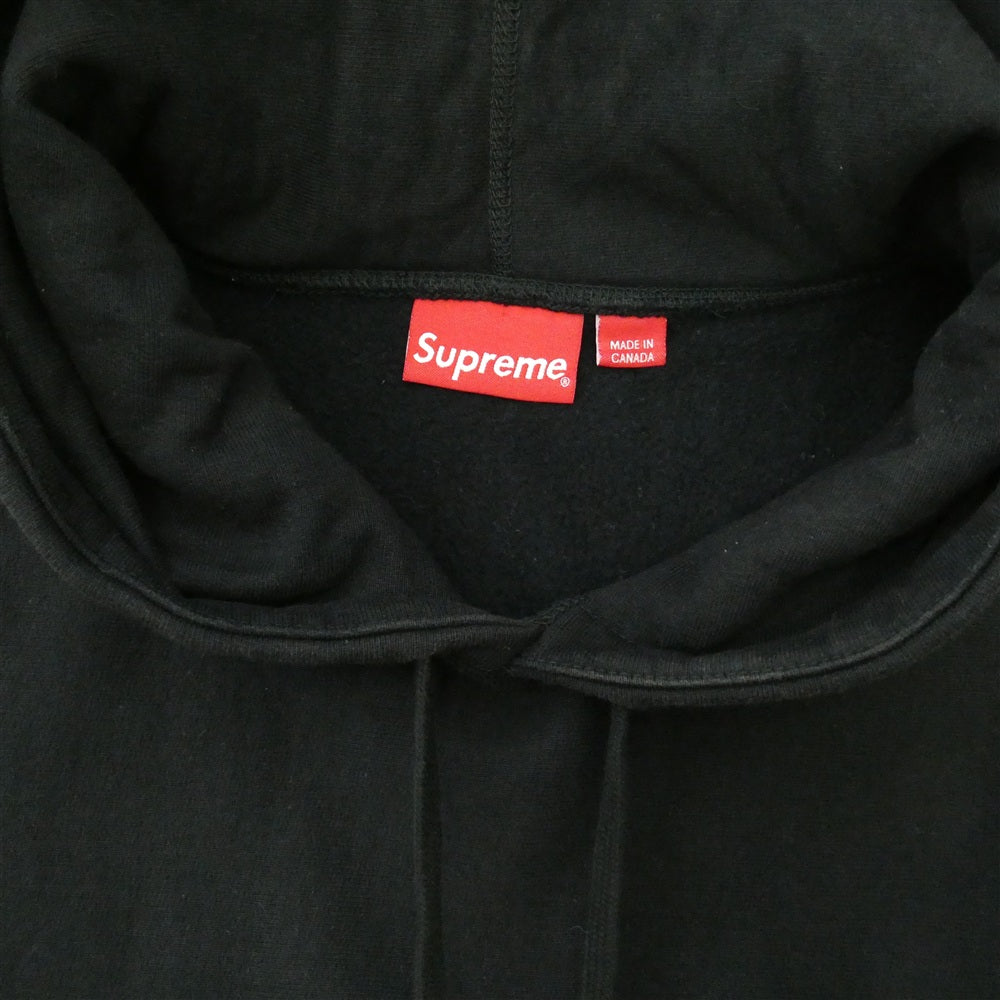 Supreme シュプリーム 19AW Bandana Box Hooded Sweatshirt バンダナ ボックスロゴ プルオーバー パーカー フーディ ブラック系 XL【中古】