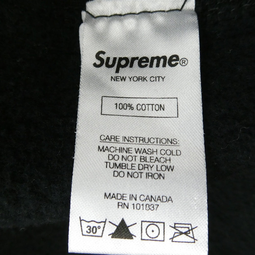 Supreme シュプリーム 19AW Bandana Box Hooded Sweatshirt バンダナ ボックスロゴ プルオーバー パーカー フーディ ブラック系 XL【中古】