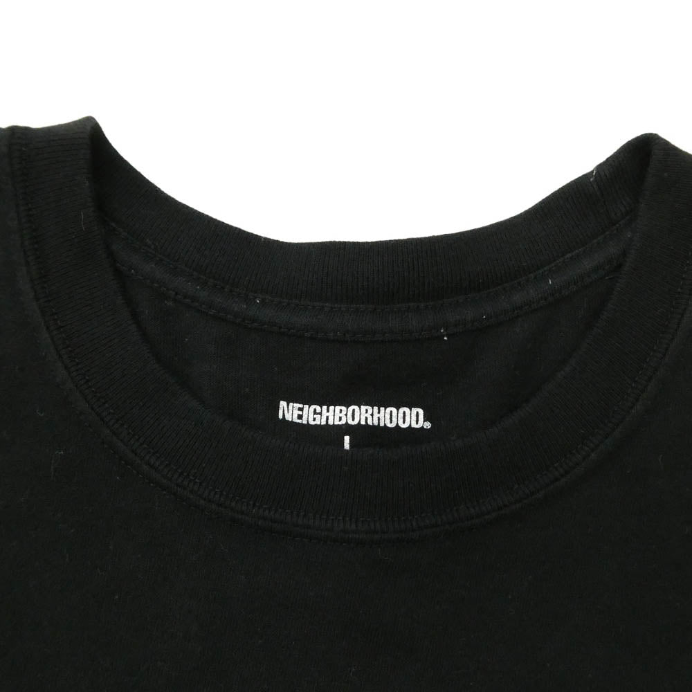 NEIGHBORHOOD ネイバーフッド NBHD Tokyo ロゴ プリント Tシャツ 半袖カットソー ブラック系 L【中古】