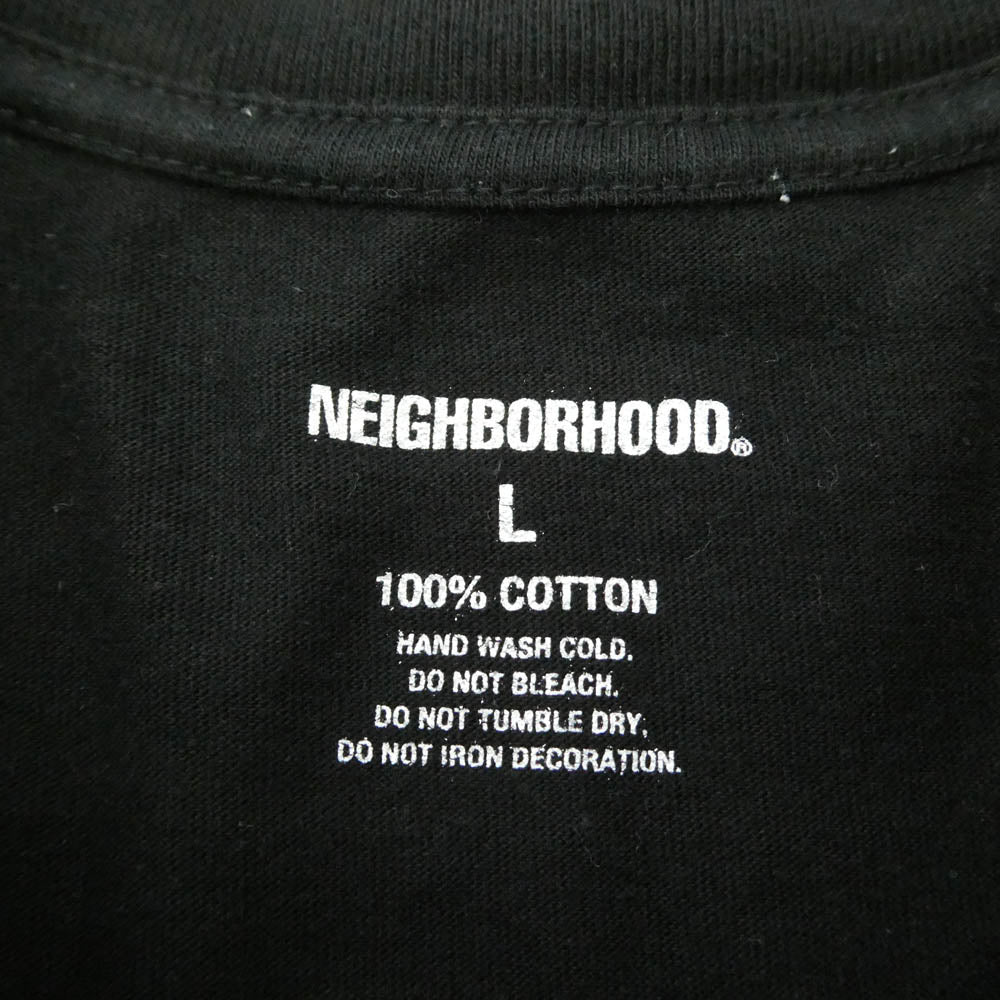 NEIGHBORHOOD ネイバーフッド NBHD Tokyo ロゴ プリント Tシャツ 半袖カットソー ブラック系 L【中古】
