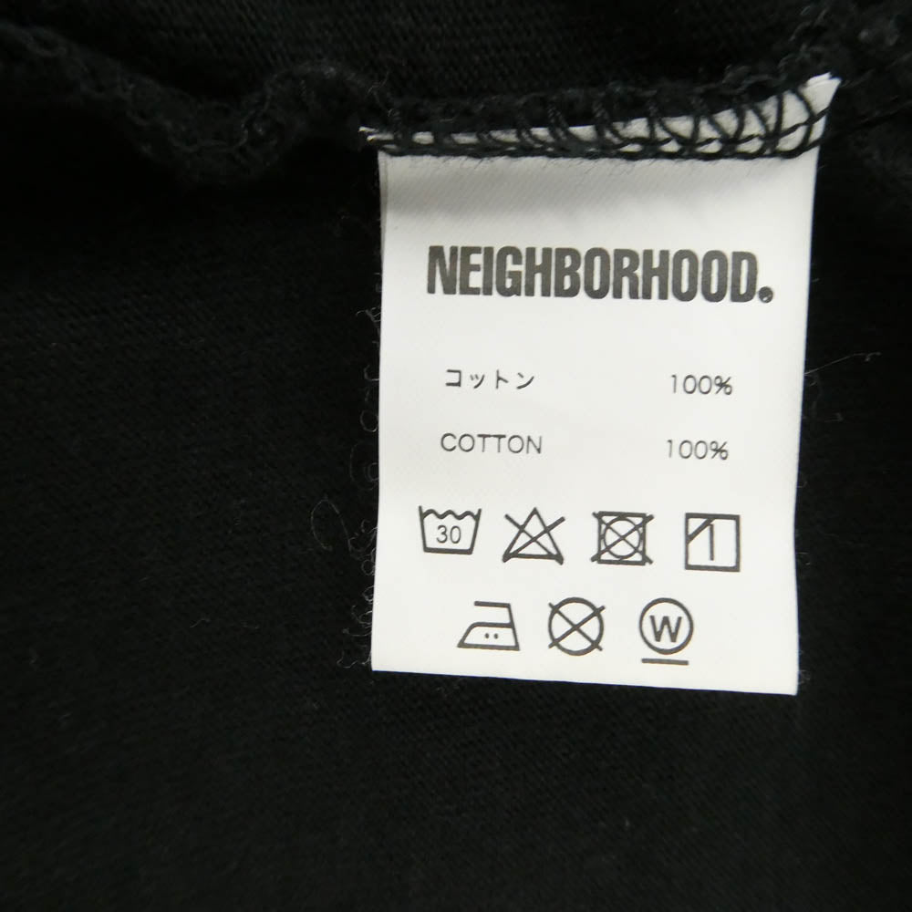NEIGHBORHOOD ネイバーフッド NBHD Tokyo ロゴ プリント Tシャツ 半袖カットソー ブラック系 L【中古】