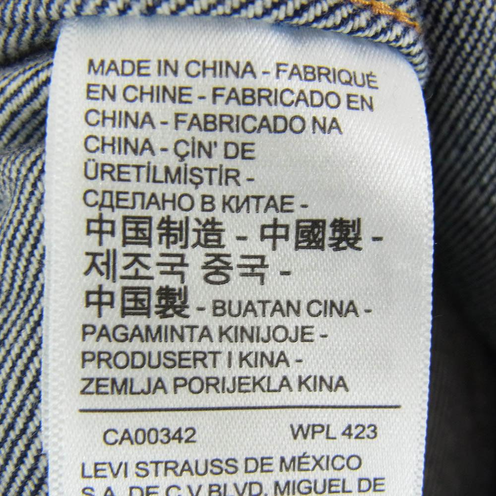Levi's リーバイス PC9-008CA-0000 PREMIUM Type 2nd プレミアム セカンド 濃紺 デニム ジャケット インディゴブルー系 XL【中古】