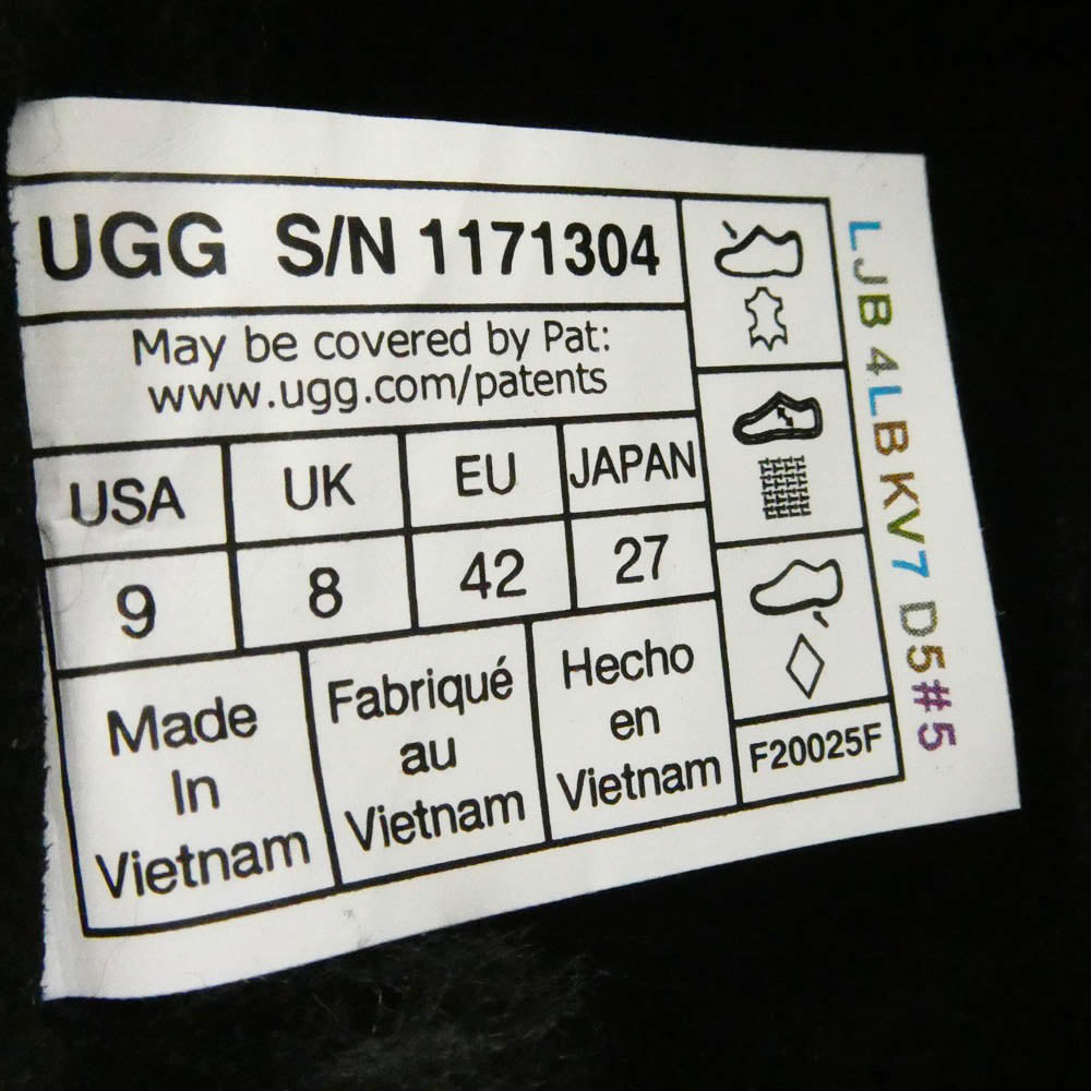 UGG アグ 1171304 Tasman GTX タスマン ゴアテックス スエード シューズ ブラック系 27.0cm【新古品】【未使用】【中古】