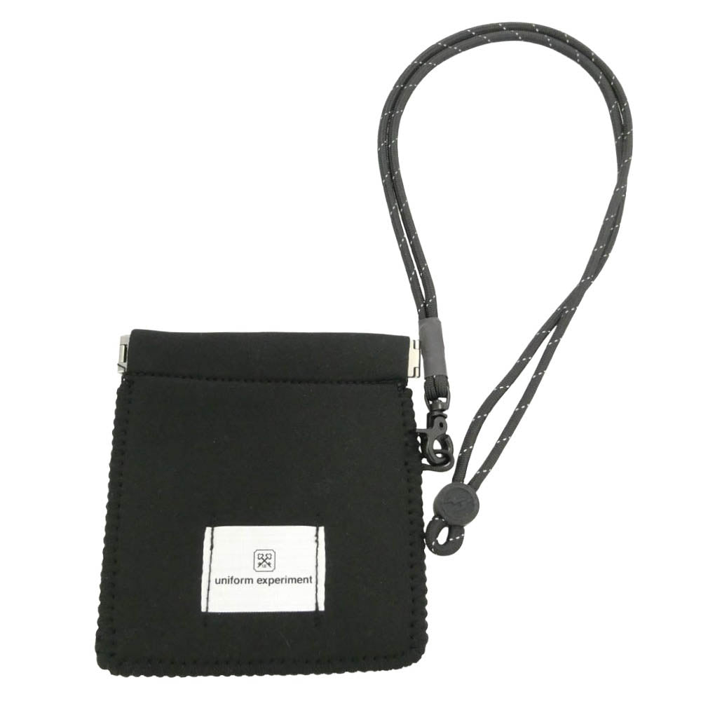 uniform experiment ユニフォームエクスペリメント UE-240052 SMALL WALLET スモール ウォレット 財布 ブラック系 FREE【新古品】【未使用】【中古】