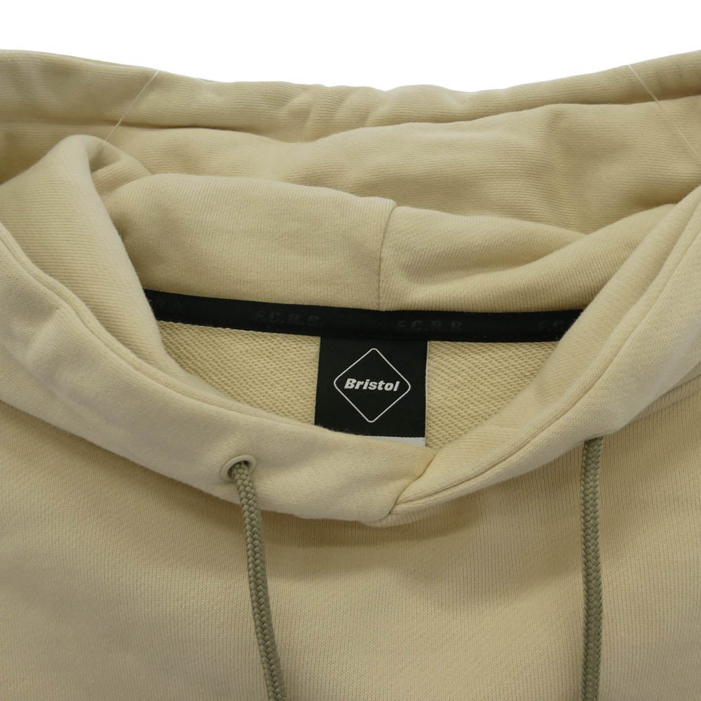 F.C.R.B. エフシーアールビー 24SS FCRB-240078 HOOD LOGO TEAM SWEAT HOODIE フード ロゴ チーム スウェット プルオーバー パーカー フーディー オフホワイト系 XL【中古】