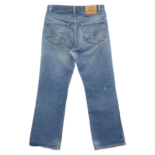 Levi's リーバイス 00517-0217 517 ボタン裏554 90s USA製 ブーツカット ジーンズ デニムパンツ インディゴブルー系 W34【中古】