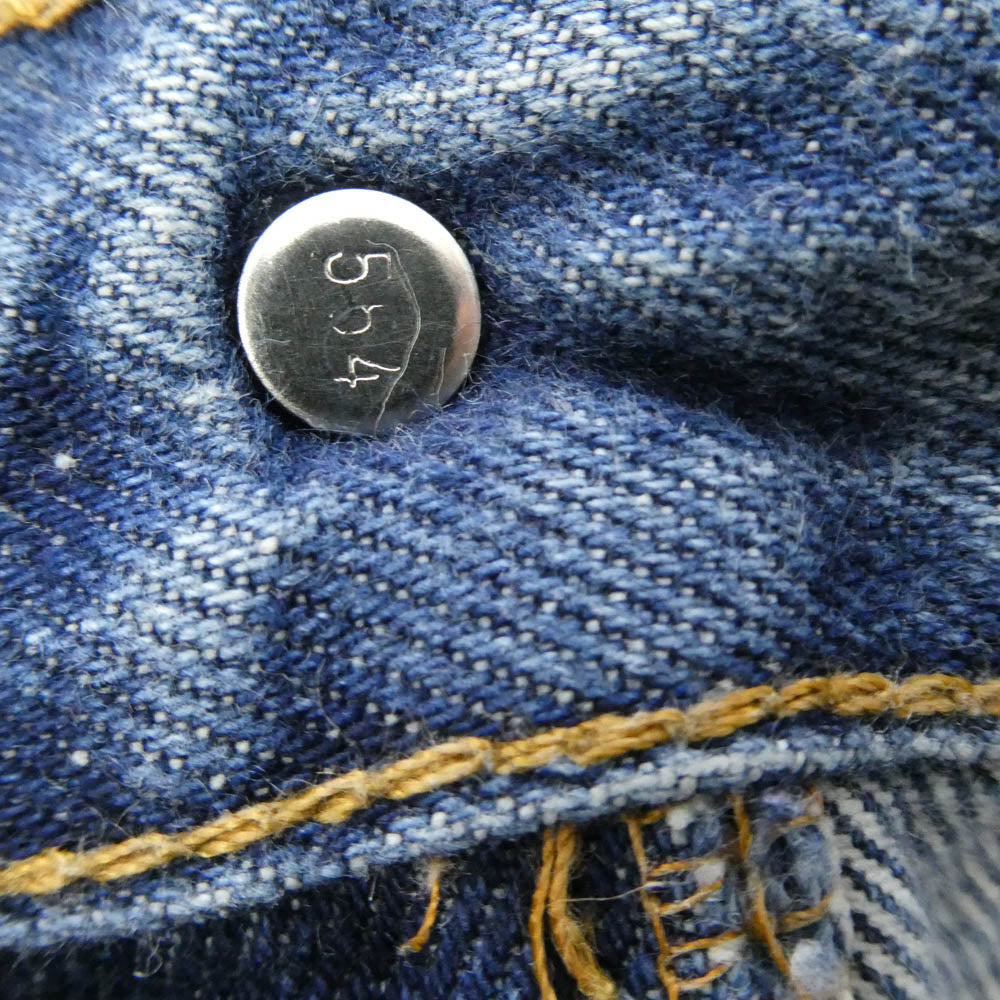 Levi's リーバイス 00517-0217 517 ボタン裏554 90s USA製 ブーツカット ジーンズ デニムパンツ インディゴブルー系 W34【中古】