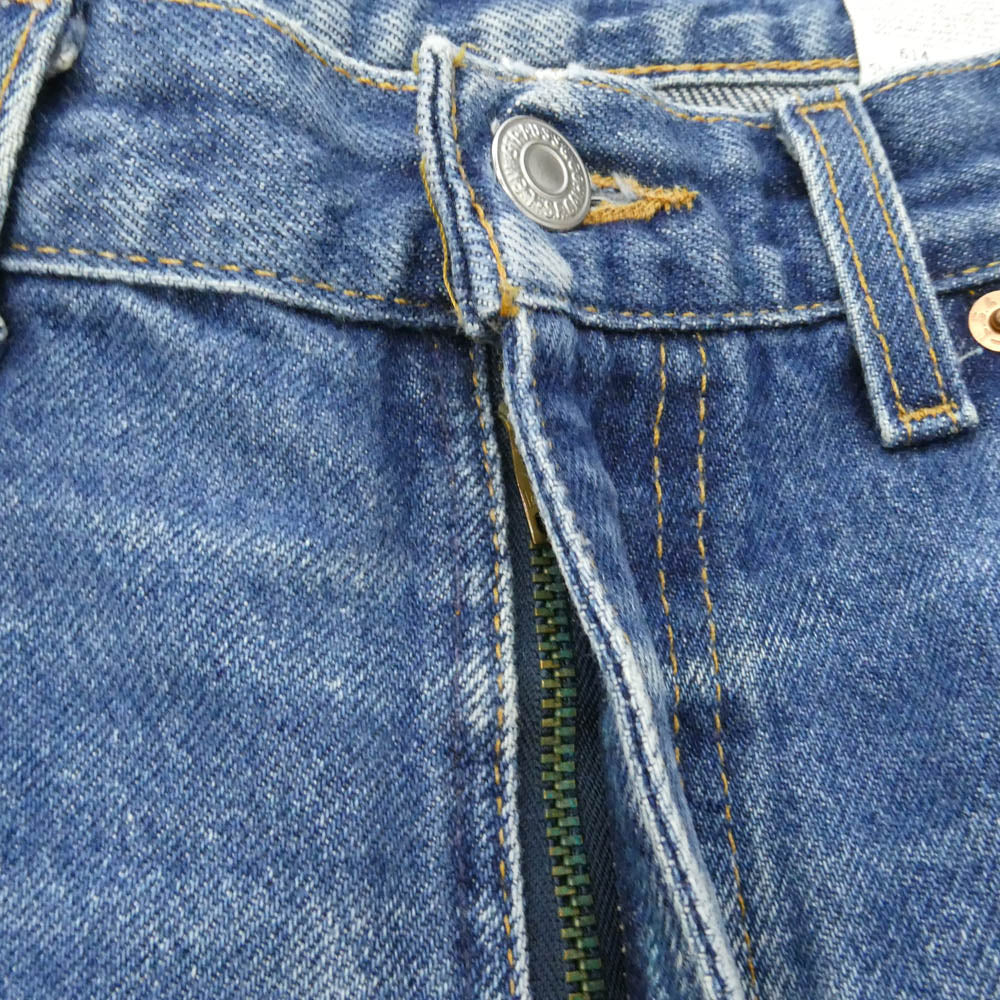 Levi's リーバイス 00517-0217 517 ボタン裏554 90s USA製 ブーツカット ジーンズ デニムパンツ インディゴブルー系 W34【中古】