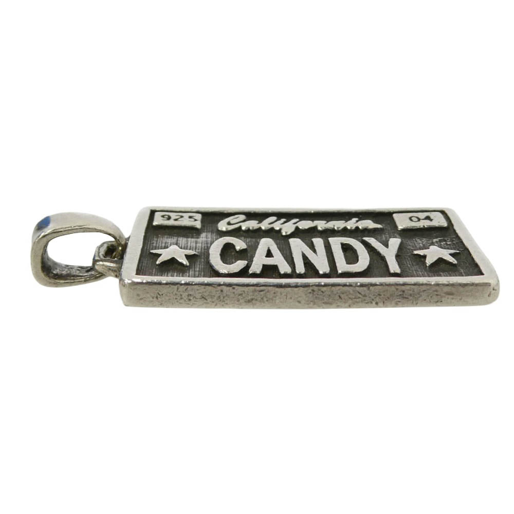 TRAVIS WALKER トラヴィスワーカー License chanm ライセンスプレート CANDY ペンダントトップ シルバー系【中古】
