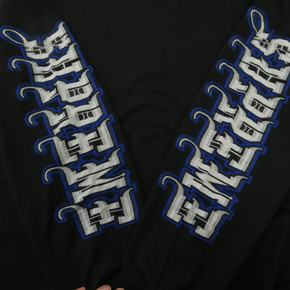 Supreme シュプリーム 25AW Intarsia Sleeve L/S Top インターシャ スリーブ 長袖 Tシャツ カットソー ブラック系 L【極上美品】【中古】