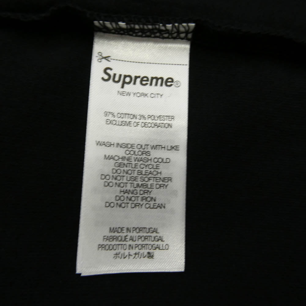 Supreme シュプリーム 25AW Intarsia Sleeve L/S Top インターシャ スリーブ 長袖 Tシャツ カットソー ブラック系 L【極上美品】【中古】