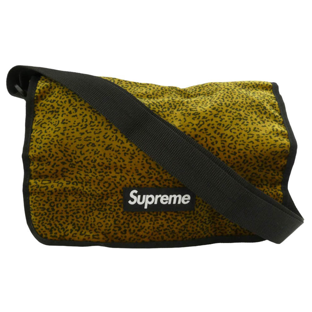 Supreme シュプリーム 25AW Velvet Small Messenger Bag ベルベット スモール メッセンジャー ショルダーバッグ イエロー系【新古品】【未使用】【中古】