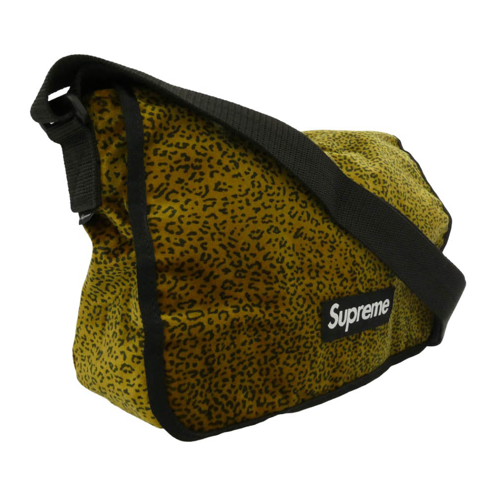 Supreme シュプリーム 25AW Velvet Small Messenger Bag ベルベット スモール メッセンジャー ショルダーバッグ イエロー系【新古品】【未使用】【中古】