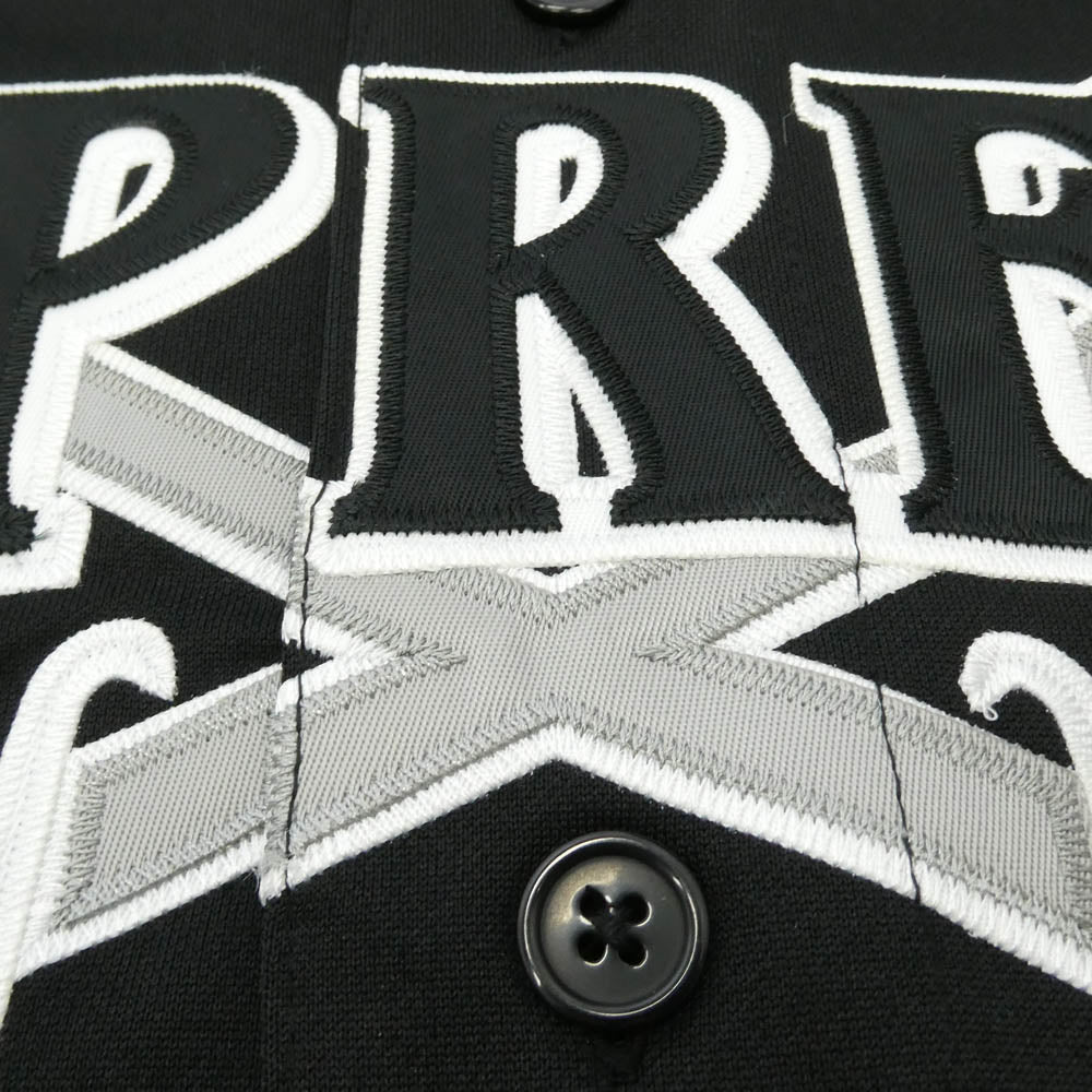 Supreme シュプリーム 25AW Swords Baseball Jersey ソーズ ベースボール ジャージー 半袖 シャツ ブラック系 L【新古品】【未使用】【中古】
