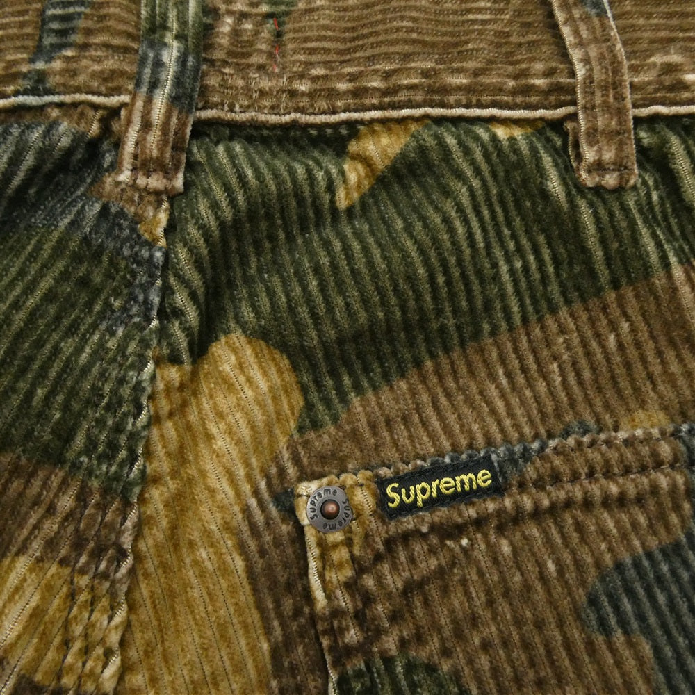 Supreme シュプリーム 25AW Wide Wale Corduroy Painter Pant Woodland Camo ワイドウェイル コーデュロイ ペインターパンツ ウッドランド カモ マルチカラー系 30【新古品】【未使用】【中古】