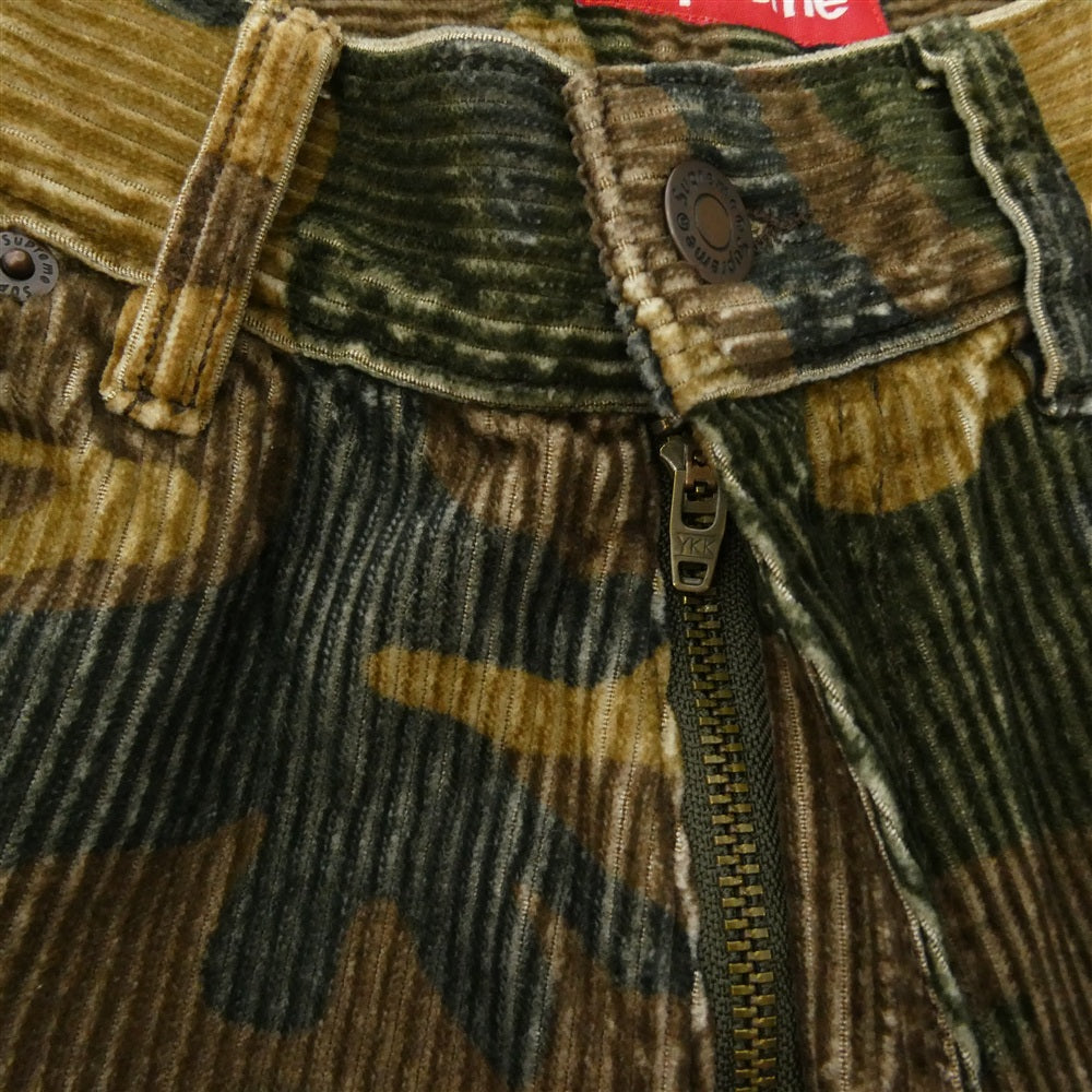 Supreme シュプリーム 25AW Wide Wale Corduroy Painter Pant Woodland Camo ワイドウェイル コーデュロイ ペインターパンツ ウッドランド カモ マルチカラー系 30【新古品】【未使用】【中古】