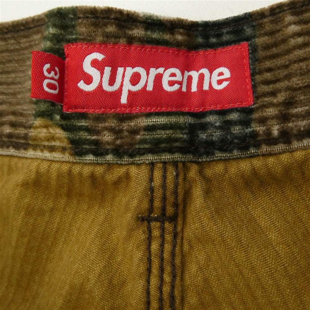 Supreme シュプリーム 25AW Wide Wale Corduroy Painter Pant Woodland Camo ワイドウェイル コーデュロイ ペインターパンツ ウッドランド カモ マルチカラー系 30【新古品】【未使用】【中古】