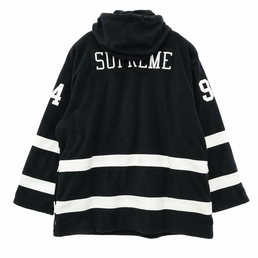 Supreme シュプリーム 25AW Polartec Hooded Hockey Jersey ポーラテック フーデッド ホッケージャージ パーカー ブラック系 XL【極上美品】【中古】