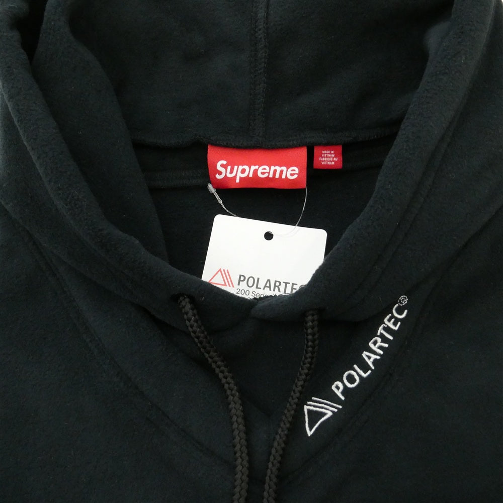 Supreme シュプリーム 25AW Polartec Hooded Hockey Jersey ポーラテック フーデッド ホッケージャージ パーカー ブラック系 XL【極上美品】【中古】
