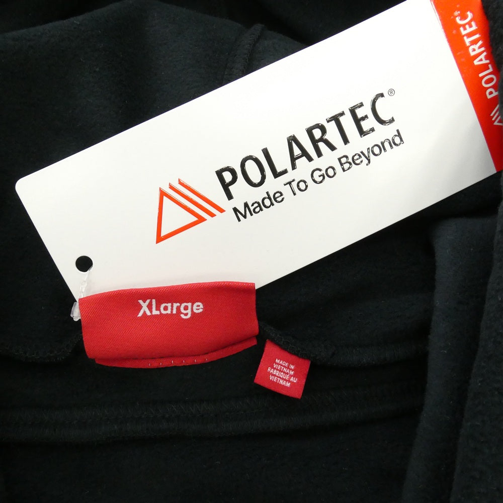Supreme シュプリーム 25AW Polartec Hooded Hockey Jersey ポーラテック フーデッド ホッケージャージ パーカー ブラック系 XL【極上美品】【中古】