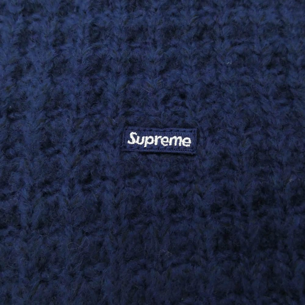 Supreme シュプリーム 25AW Small Box Waffle Sweater スモールボックスロゴ クルーネック ワッフル ニット M【極上美品】【中古】