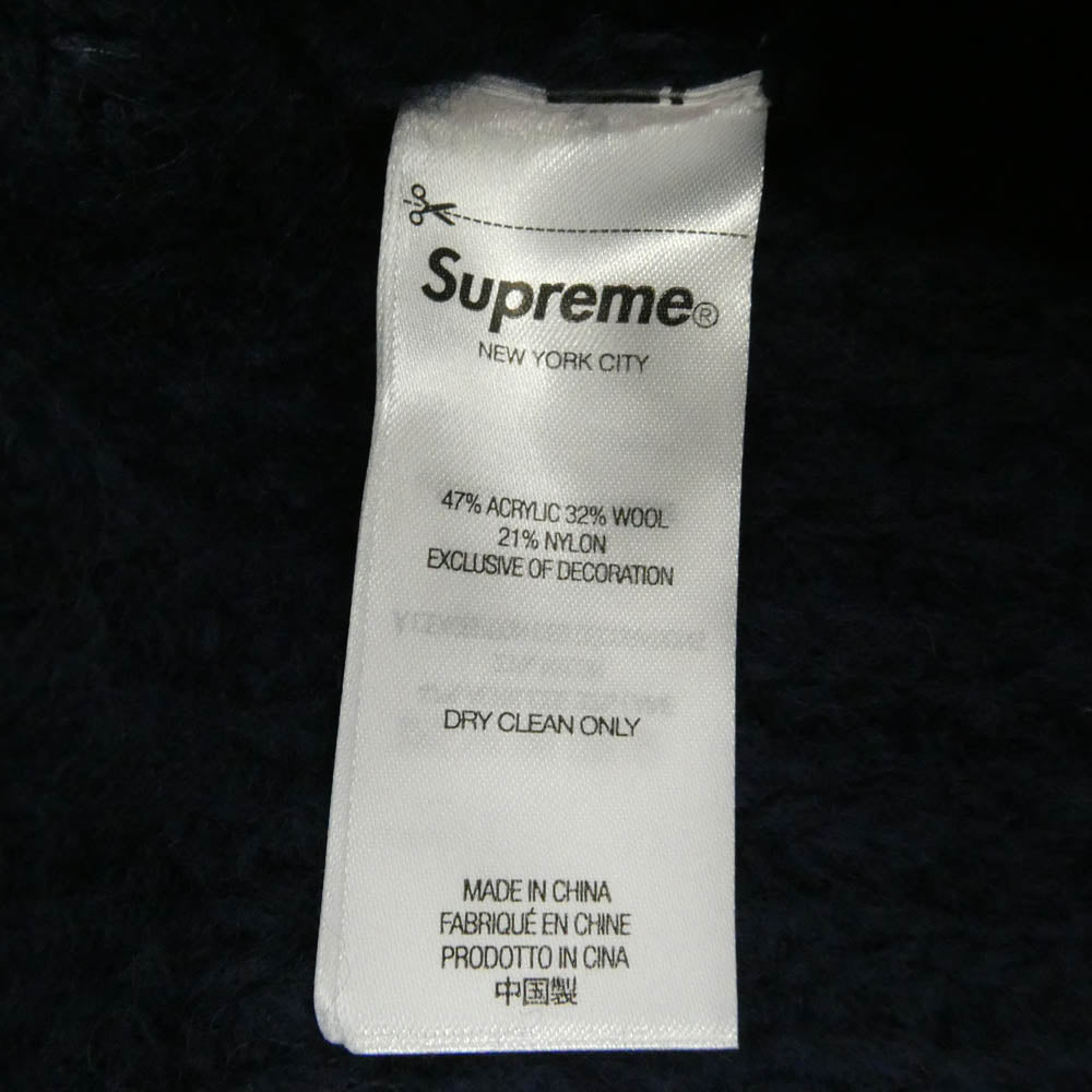 Supreme シュプリーム 25AW Small Box Waffle Sweater スモールボックスロゴ クルーネック ワッフル ニット M【極上美品】【中古】