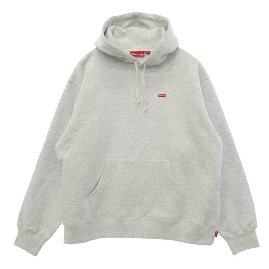 Supreme シュプリーム 25AW Small Box Logo Hooded Sweatshirt スモールボックスロゴ フーデッドスウェットシャツ プルオーバーパーカー グレー系 L【新古品】【未使用】【中古】