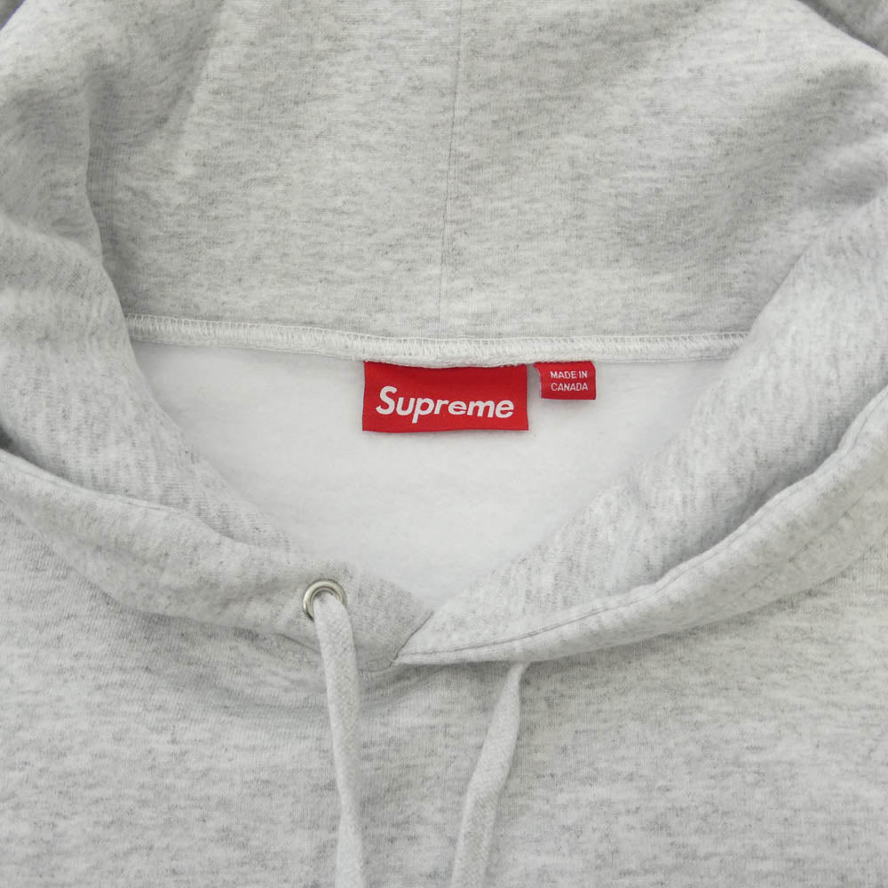 Supreme シュプリーム 25AW Small Box Logo Hooded Sweatshirt スモールボックスロゴ フーデッドスウェットシャツ プルオーバーパーカー グレー系 L【新古品】【未使用】【中古】