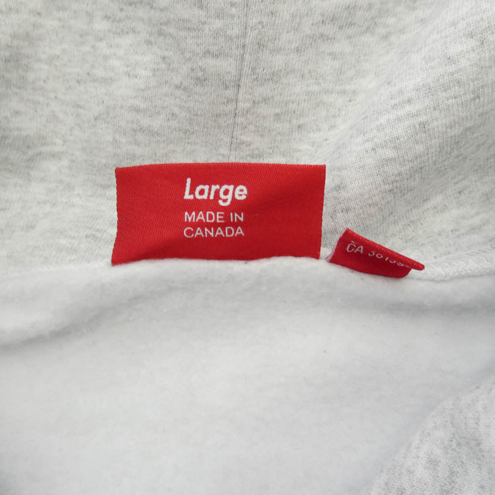 Supreme シュプリーム 25AW Small Box Logo Hooded Sweatshirt スモールボックスロゴ フーデッドスウェットシャツ プルオーバーパーカー グレー系 L【新古品】【未使用】【中古】