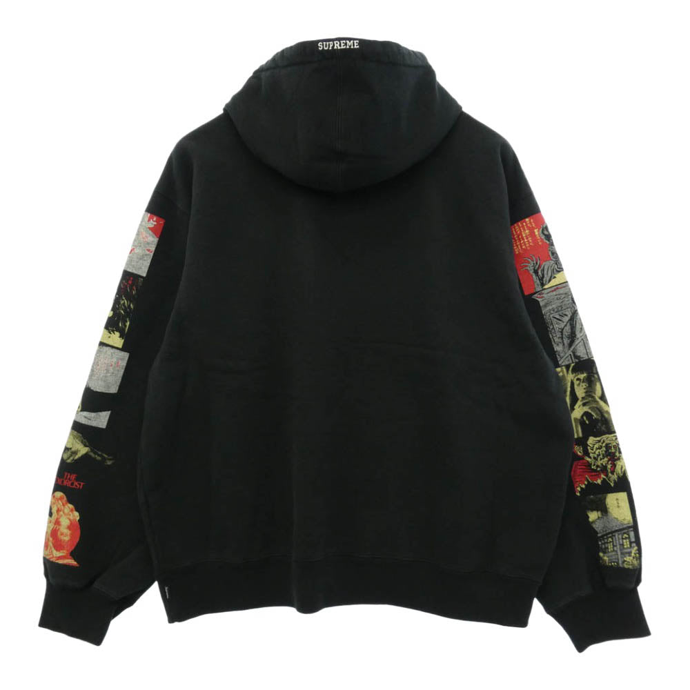 Supreme シュプリーム 25AW × The Exorcist Hooded Sweatshirt エクソシスト フロントプリント プルオーバーパーカー フーディー ブラック系 XL【新古品】【未使用】【中古】