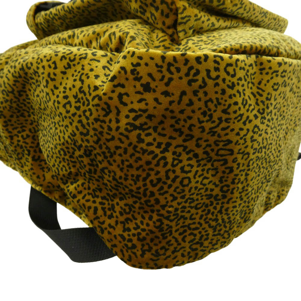 Supreme シュプリーム 25AW Velvet Backpack Tan Leopard ベルベット レオパード バックパック リュックサック イエロー系【新古品】【未使用】【中古】