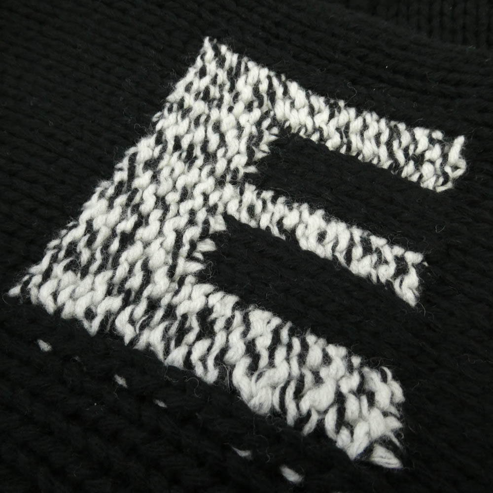 Supreme シュプリーム 25AW Faux Shearling Lined Zip Up Hooded Sweater ジップアップ ニット パーカー ブラック系 M【新古品】【未使用】【中古】