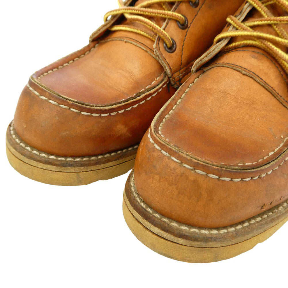 RED WING レッドウィング 877 半円犬タグ 8-inch Classic Moc アイリッシュセッター モックトゥ オロレガシー ワークブーツ ブラウン系 5D【中古】