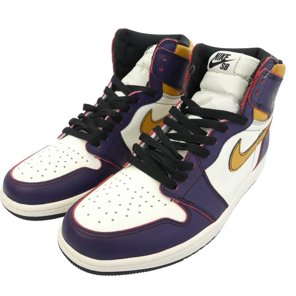 NIKE SB ナイキエスビー Air Jordan 1 エアジョーダン1 Retro High La To Chicago ハイ エルエー トゥー シカゴ ハイカット スニーカー マルチカラー系 27.5cm【新古品】【未使用】【中古】