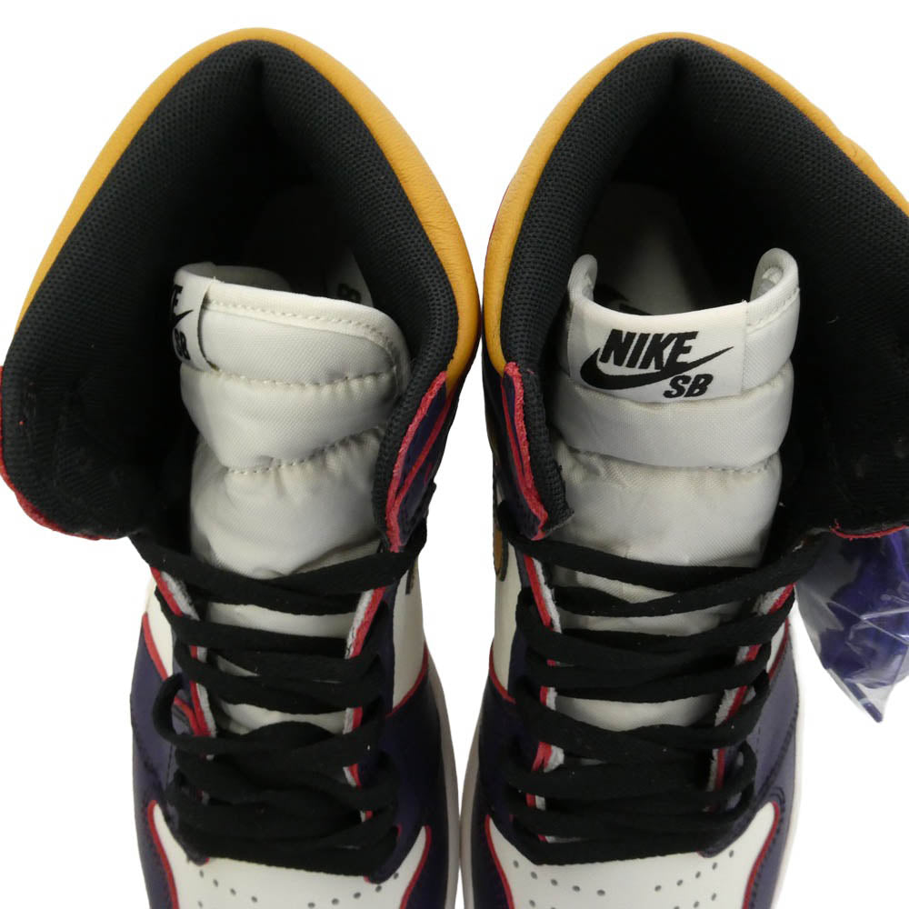 NIKE SB ナイキエスビー Air Jordan 1 エアジョーダン1 Retro High La To Chicago ハイ エルエー トゥー シカゴ ハイカット スニーカー マルチカラー系 27.5cm【新古品】【未使用】【中古】