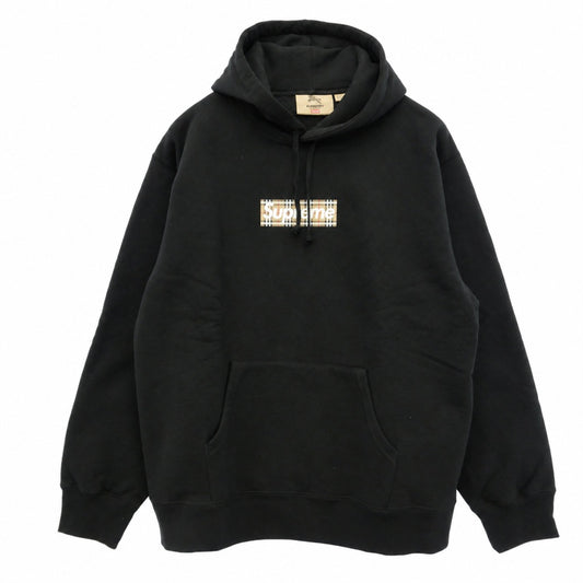 Supreme シュプリーム BURBERRY バーバリー × BURBERRY バーバリー 22SS Box Logo Hooded Sweatshirt ボックスロゴ フーデッド スウェットシャツ パーカー ブラック系 L【新古品】【未使用】【中古】