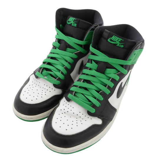 NIKE ナイキ DZ5485-031 Air Jordan 1 Retro High OG Celtics Black and Lucky Green エアジョーダン1 レトロ ハイ OG スニーカー マルチカラー系 27cm【中古】